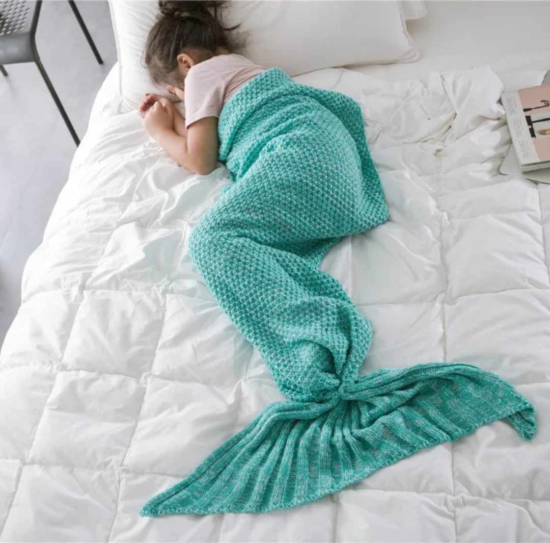 Mermaid Knit Blanket