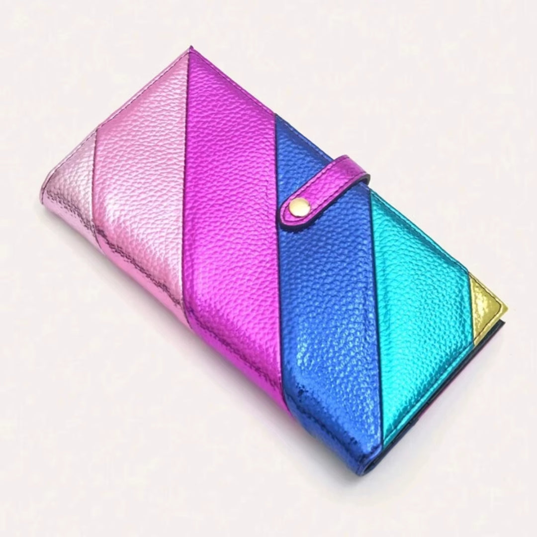 Aurora Gleam Striped Wallet