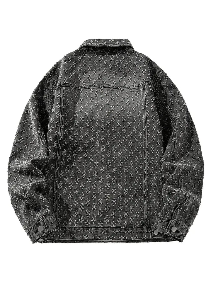 Icon Distressed Denim Jacket