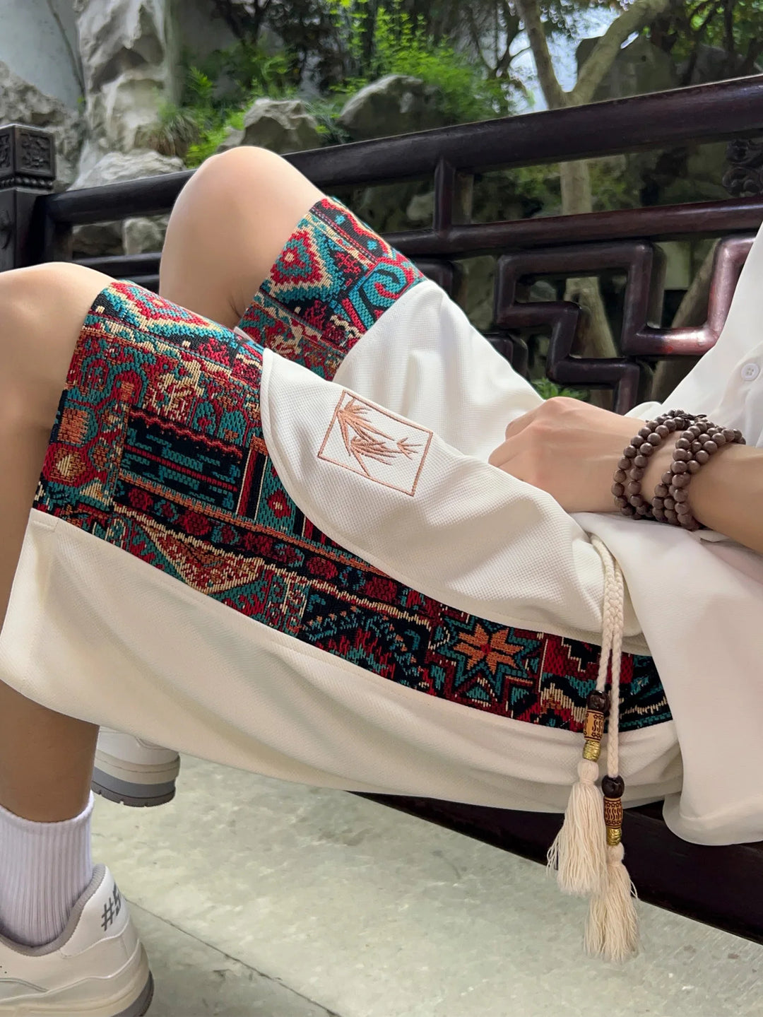 Dynasty Embroidered Short