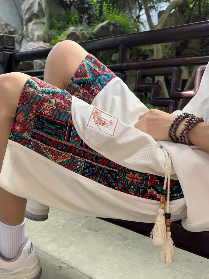 Dynasty Embroidered Short