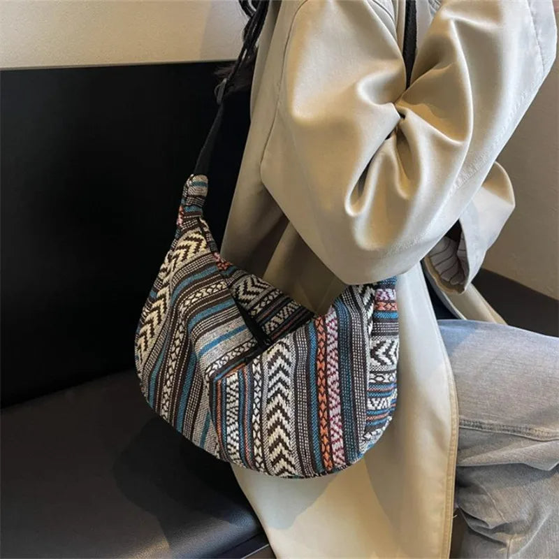 La Boheme Patterned Crossbody Bag