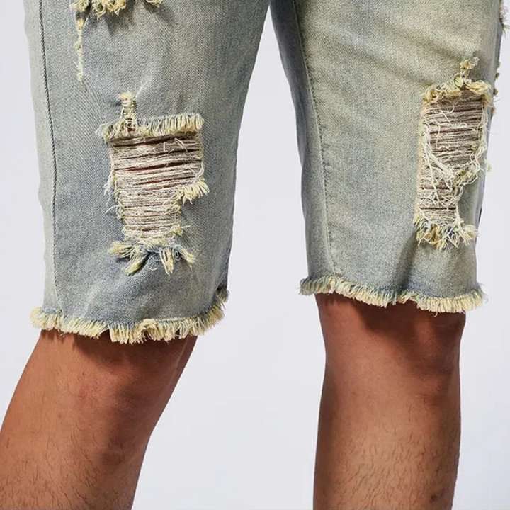 Riot Distressed Denim Short