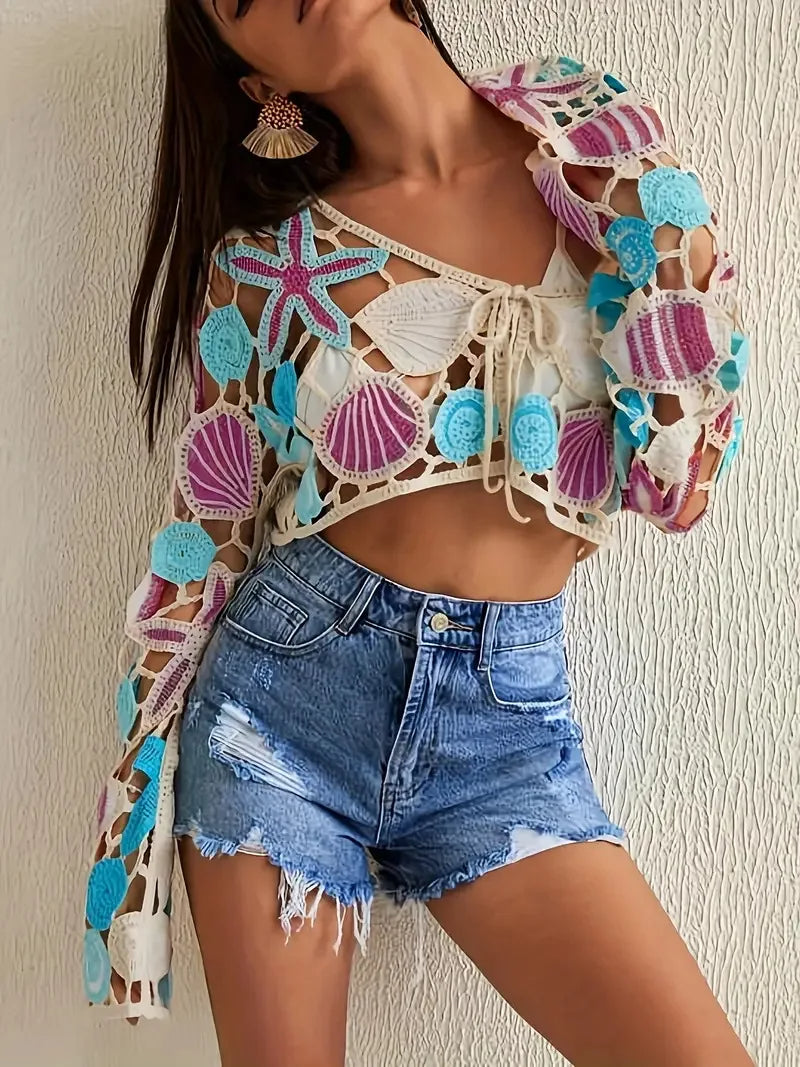 Pacific Muse Crochet Cover-Up