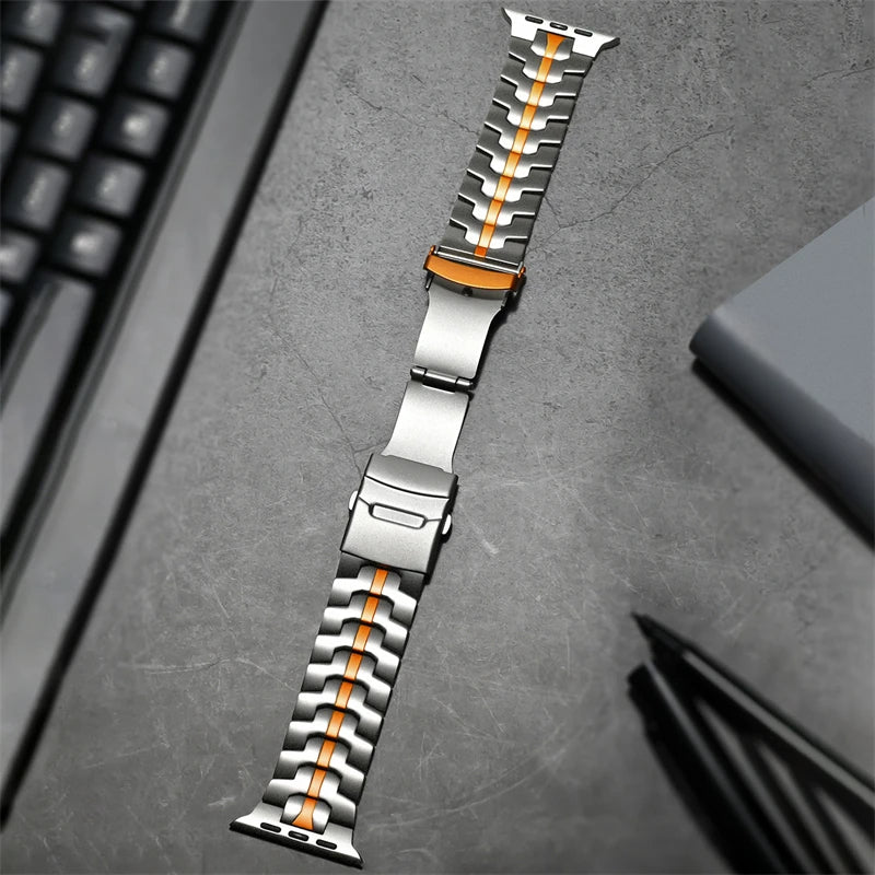 Nitro Striped Apple Watch Band