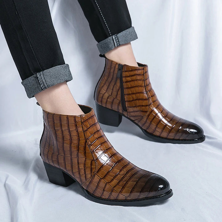 Castellano Crocodile Boot