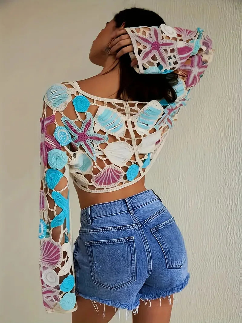 Pacific Muse Crochet Cover-Up