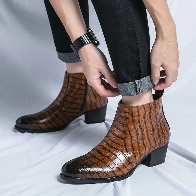 Castellano Crocodile Boot