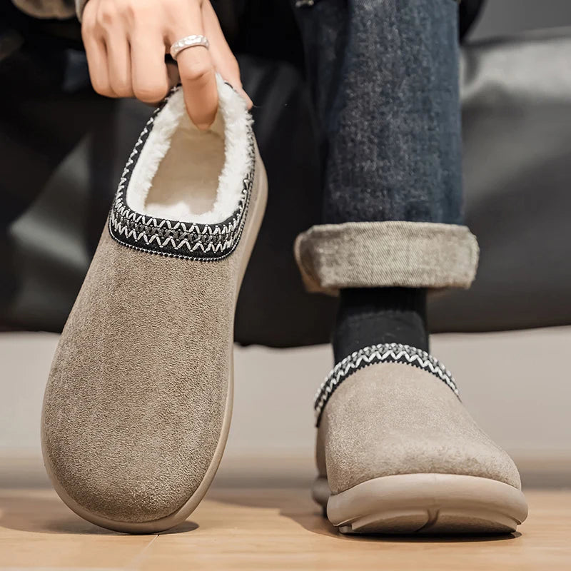Tundra Fleece Suede Slipper