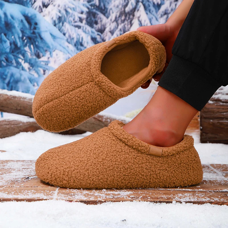 Alpine Teddy Fleece Slides
