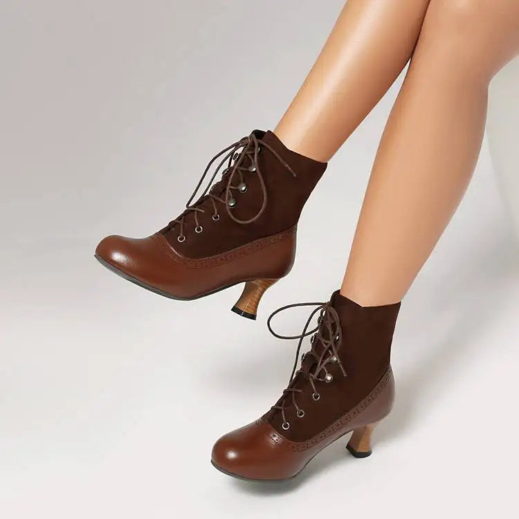 Margaux Victorian Canvas Boot