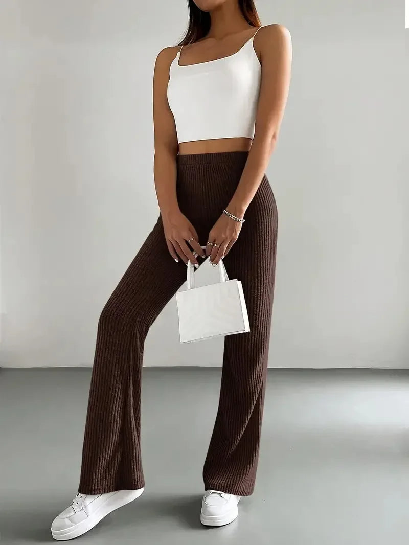 Holloway Rib Flare Pant