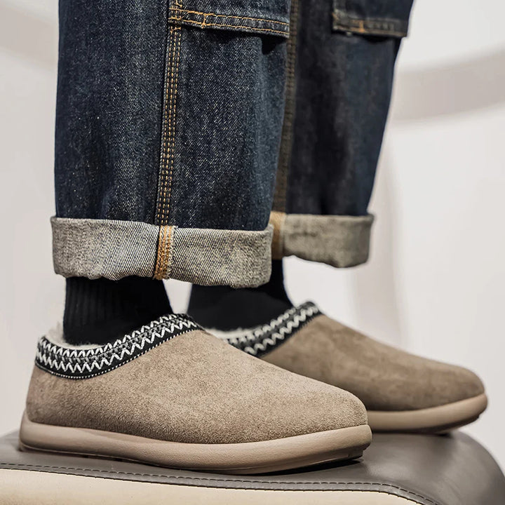 Tundra Fleece Suede Slipper