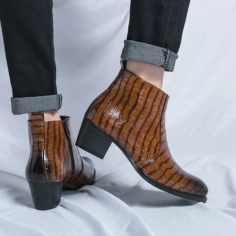Castellano Crocodile Boot