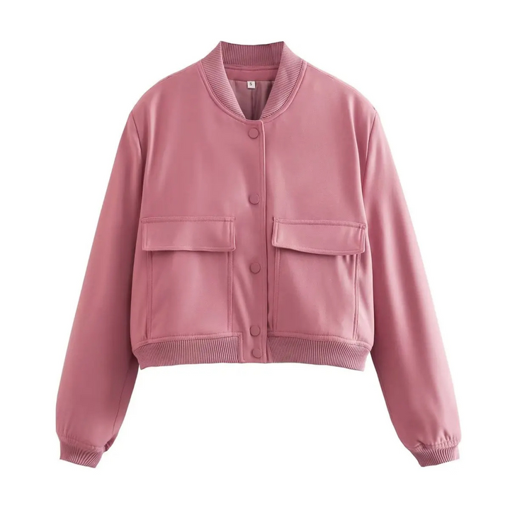 Amari Crop Bomber Jacket