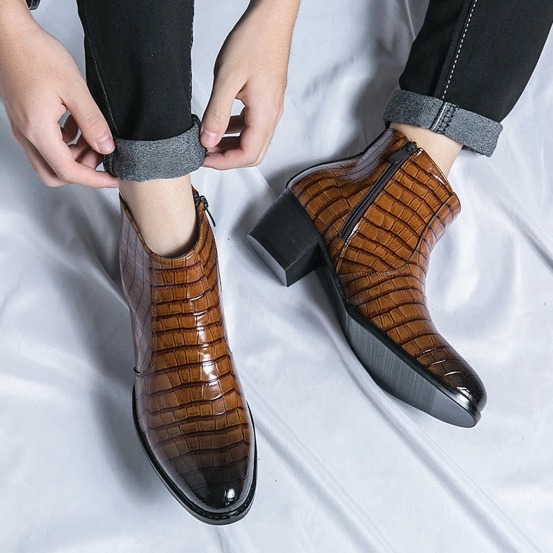 Castellano Crocodile Boot