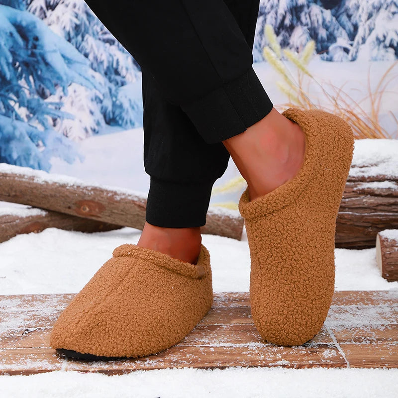 Alpine Teddy Fleece Slides