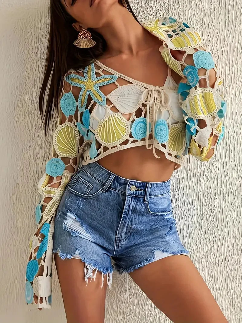 Pacific Muse Crochet Cover-Up