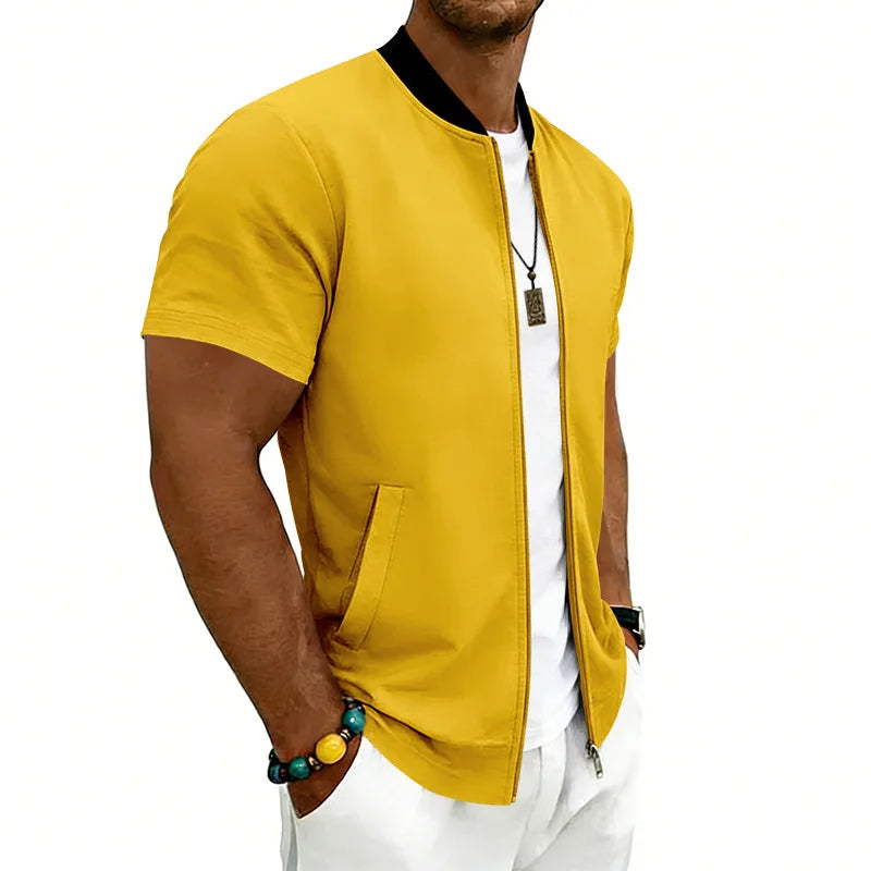 Brooks Short-Sleeve Bomber