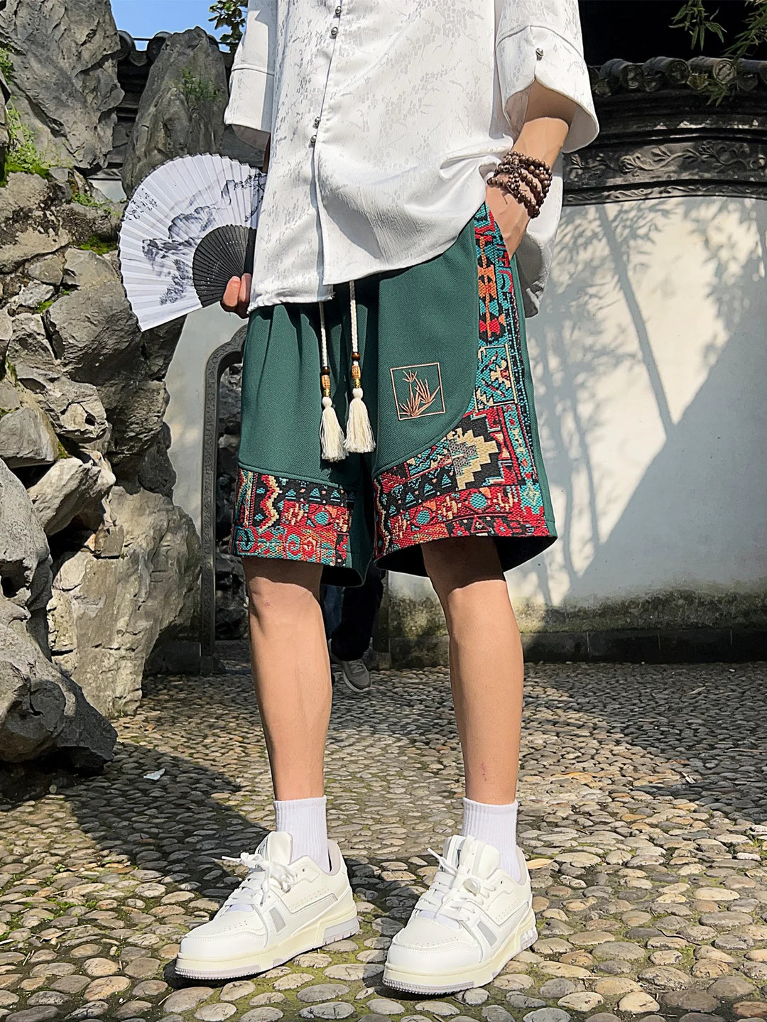 Dynasty Embroidered Short