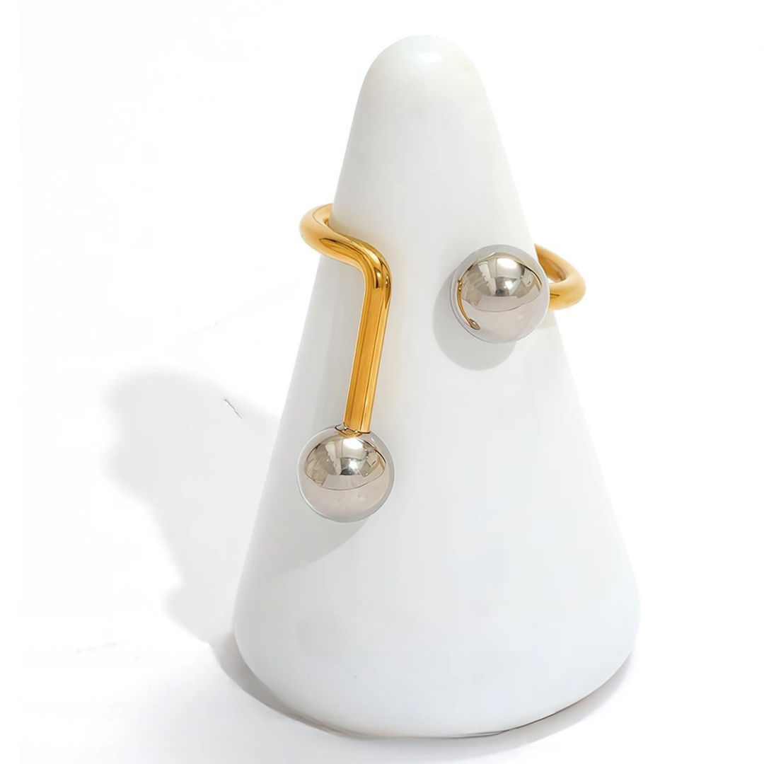 Orbit Steel Ball Ring