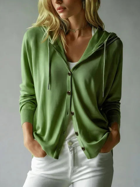 Weekend Button Hoodie