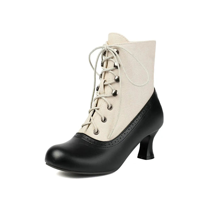 Margaux Victorian Canvas Boot