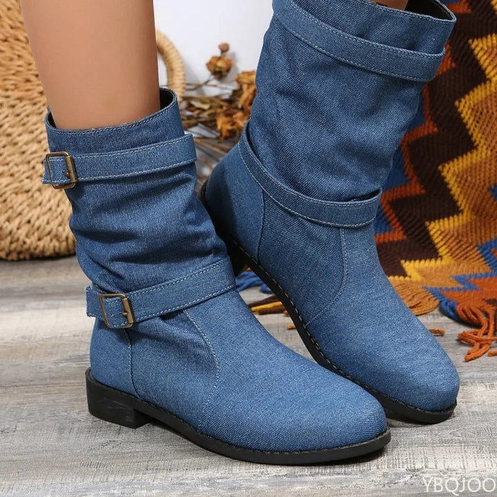 Rodeo Ankle Denim Boot