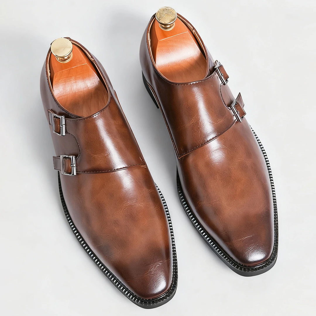 Double Monk Buckle Loafer