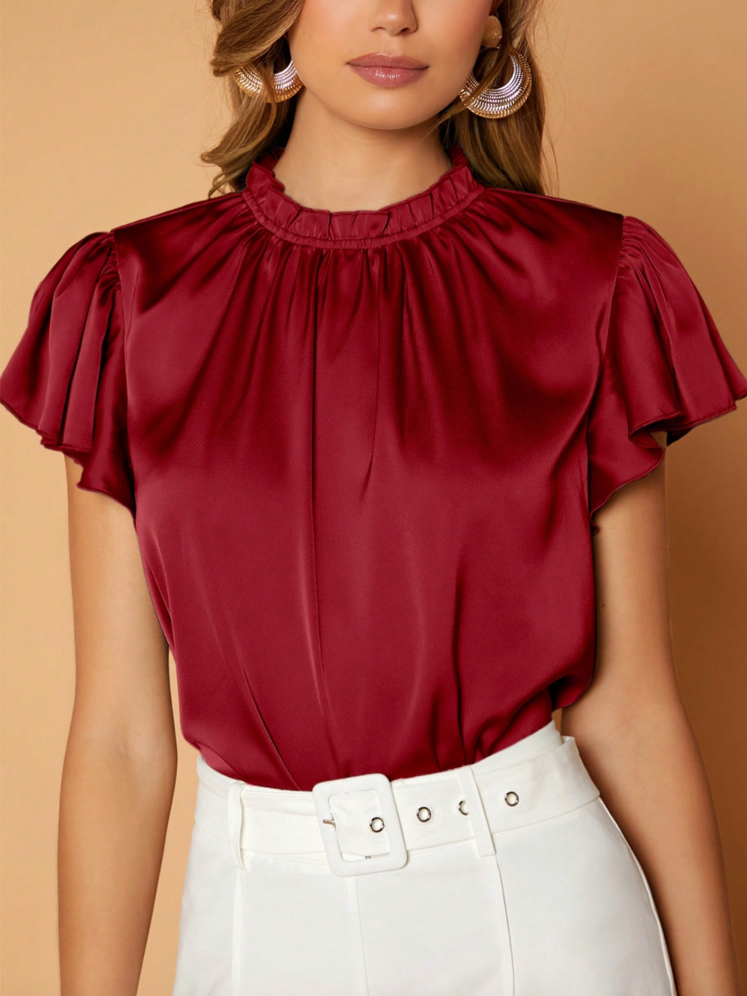 Anastasia High Neck Blouse