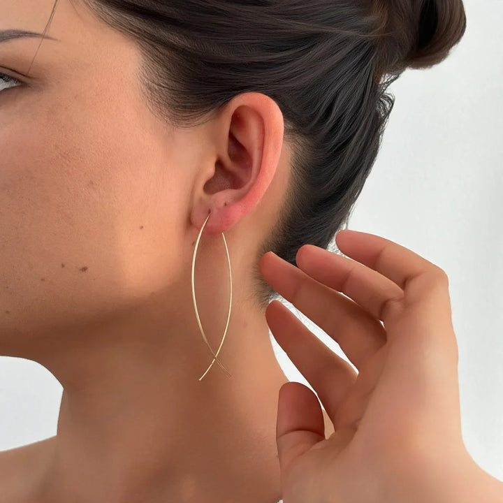 Eclipse Hoop Earrings