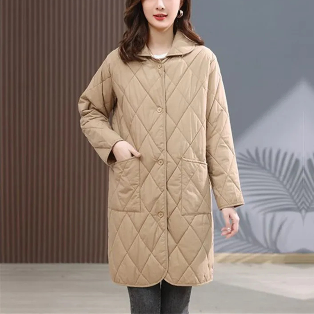 Le Marais Diamond-Quilt Coat