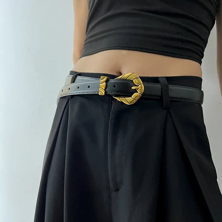 Heirloom Engraved Leather Belt