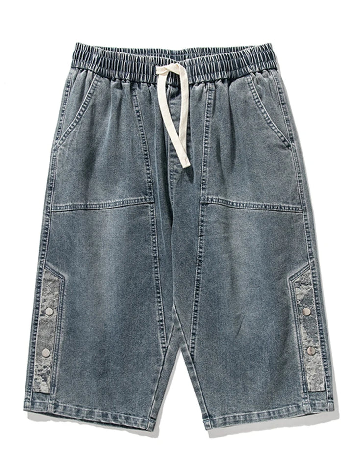 Division Drop-Cut Denim Short