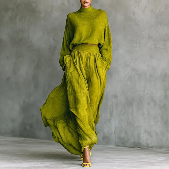 Zayana Wrap Linen Co-Ord