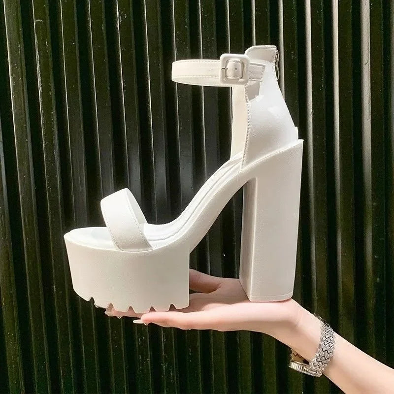 Avanti Chunky Platform Heel