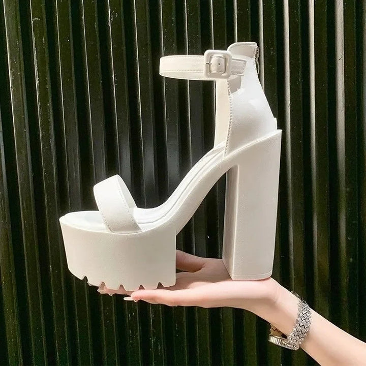 Avanti Chunky Platform Heel