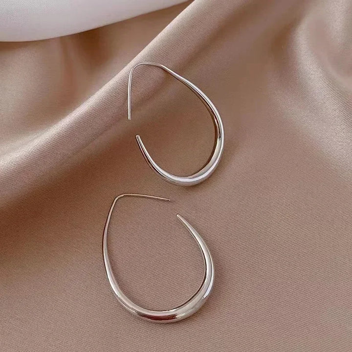 Vera Teardrop Hoop Earrings