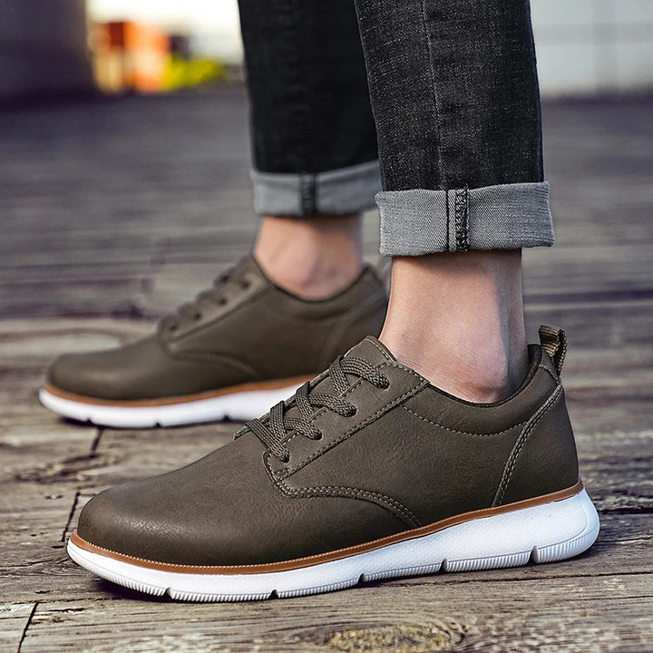 Essential Low-Top Leather Sneaker