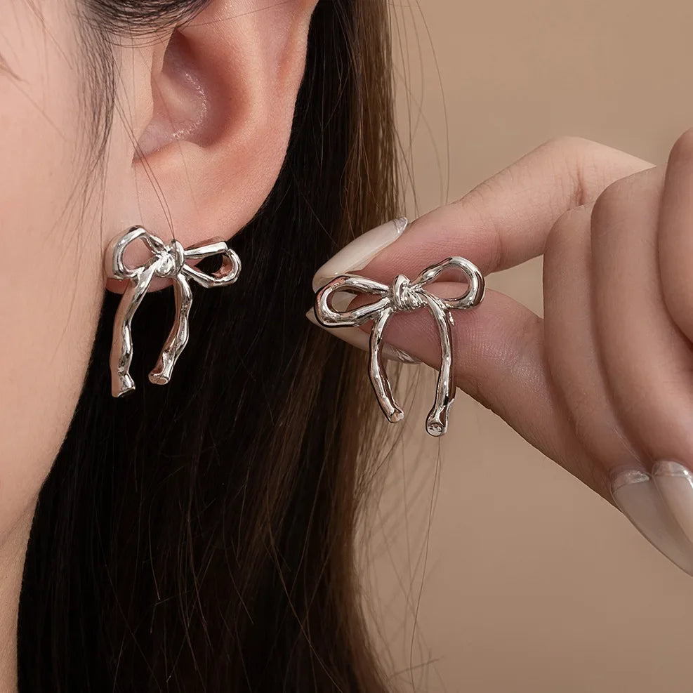Gala Bowknot Stud Earrings