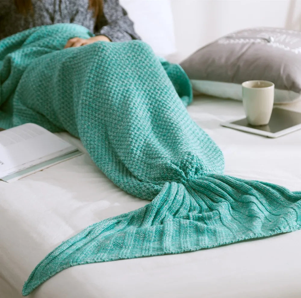 Mermaid Knit Blanket