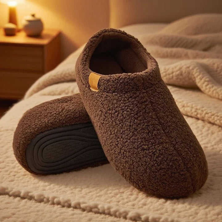 Alpine Teddy Fleece Slides