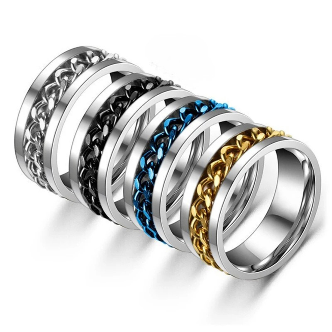 Revolve Curb Link Ring