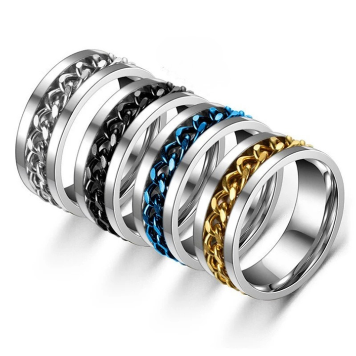 Revolve Curb Link Ring