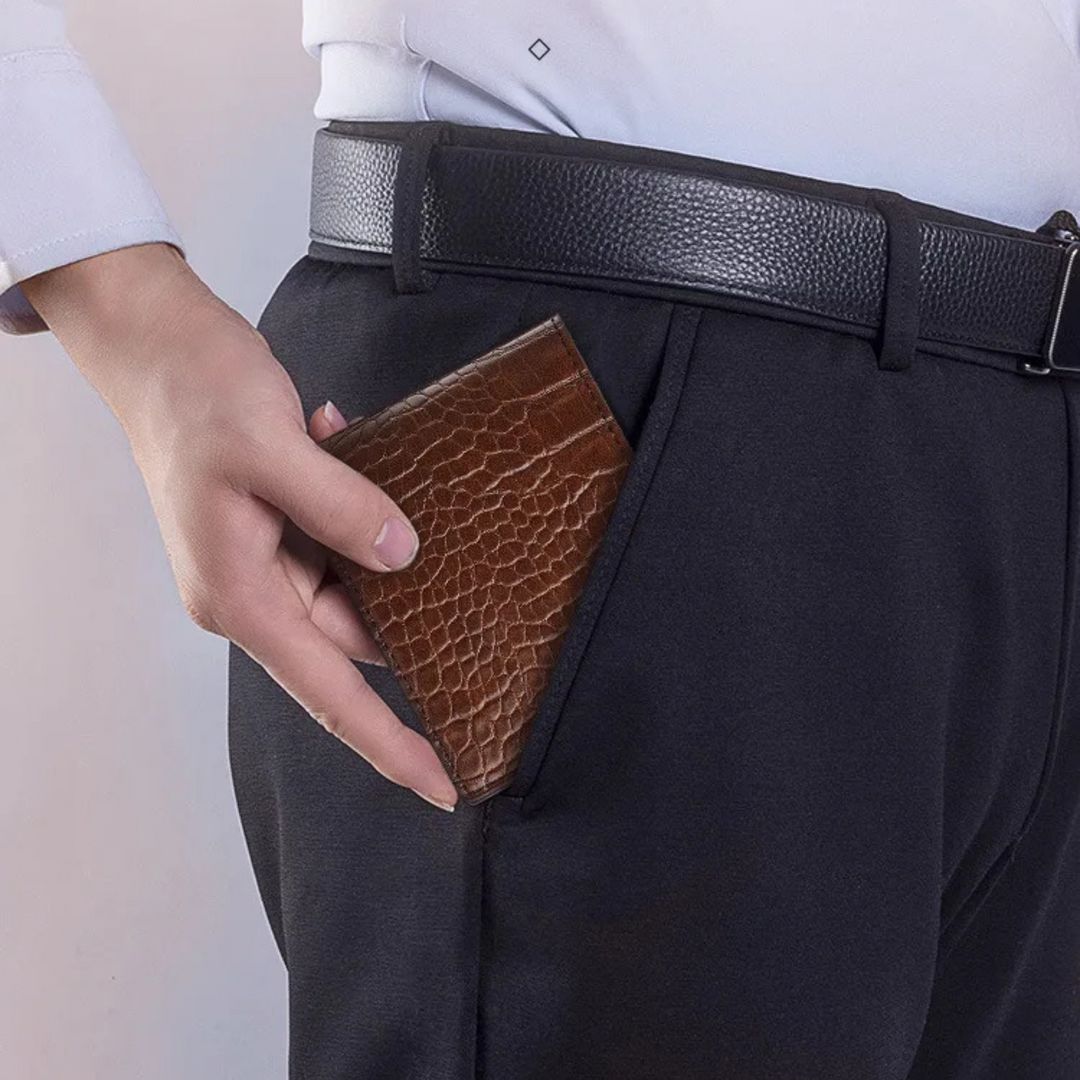 Marquess Croc Leather Wallet