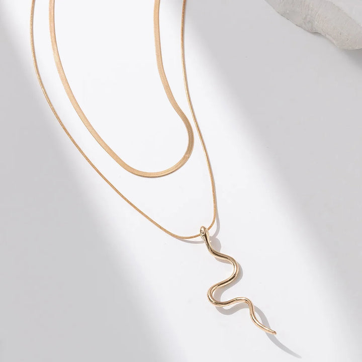 Serpentine Layered Necklace