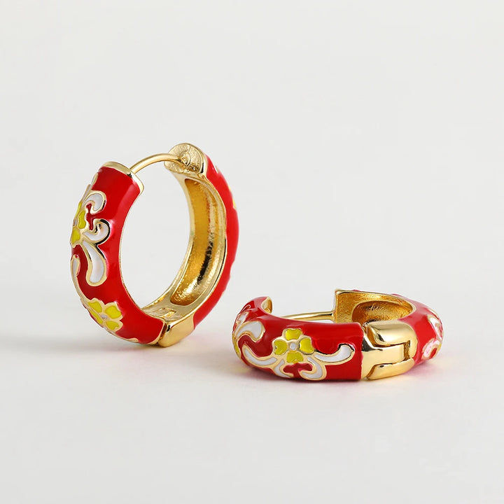 Jardin Bloom Hoop Earrings