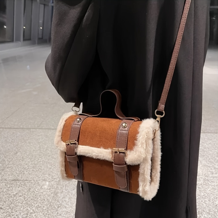 Alpine Shearling Crossbody Bag