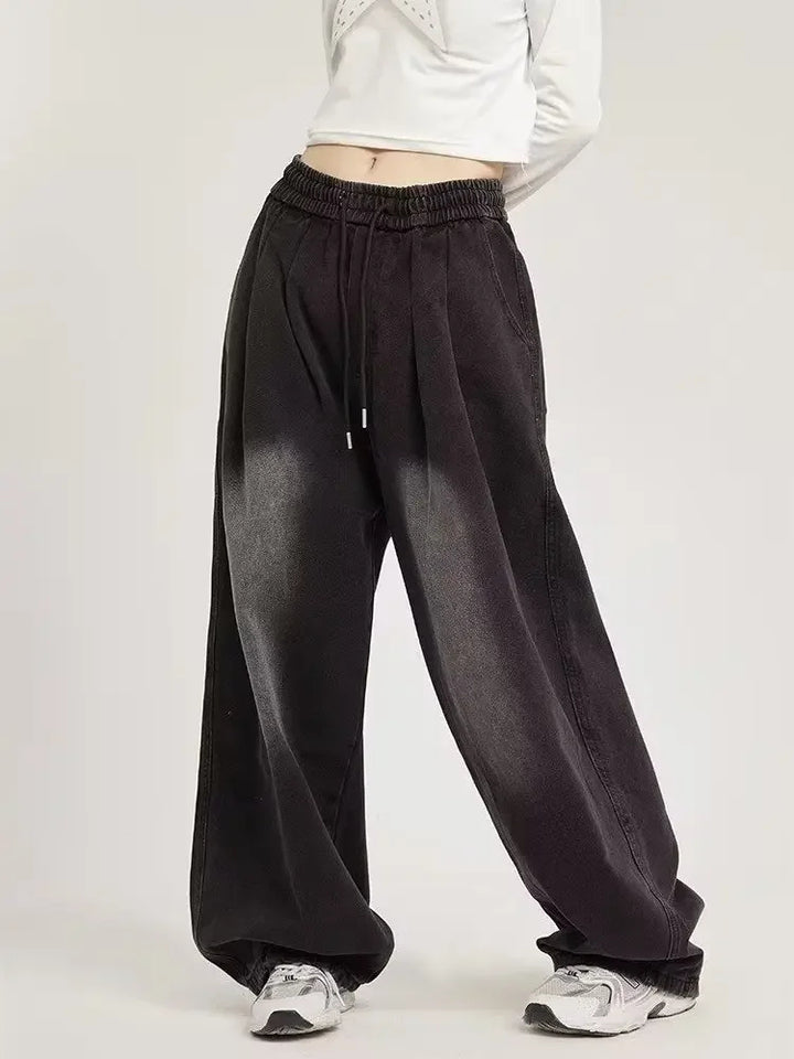 Vibe Wide-Leg Denim Jogger