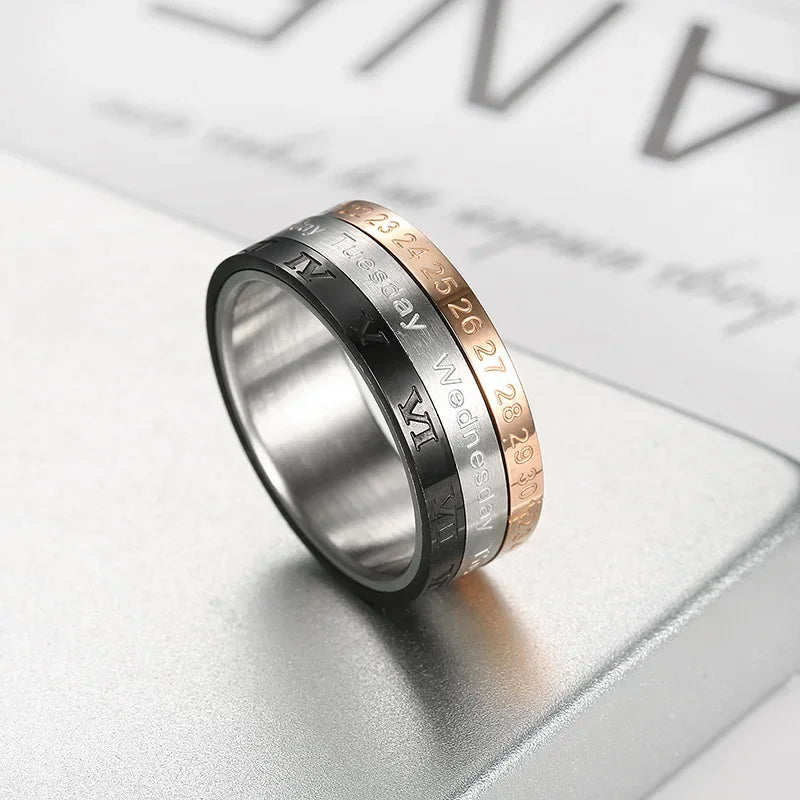 Chronos Calendar Ring